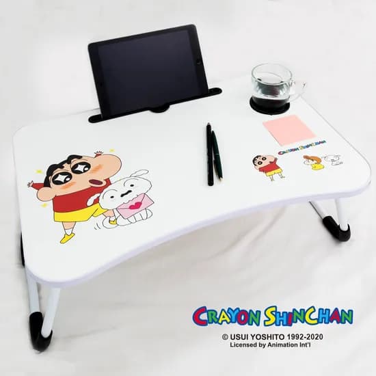 짱구 접이식 베드테이블 미니탁자 CBT-F01 침대용테이블