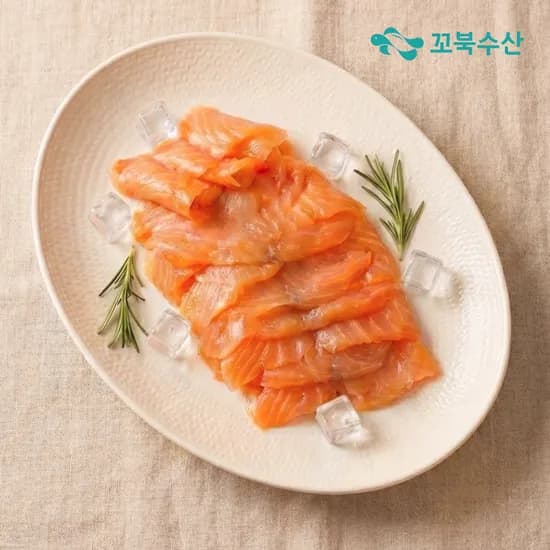 통연어 훈제연어 연어회 필렛 슬라이스 업소용/가정용
