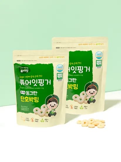 퓨어잇 야채링 아기과자