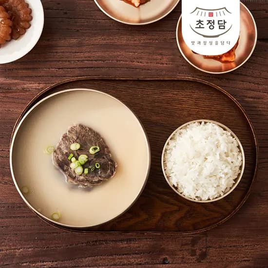 초정담 무항생제 진한 사골곰탕 설렁탕 곰국 한우곰탕 아기 아이 진국 사골육수 (250ml)