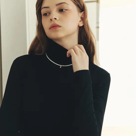 스판 소프트 터틀넥 SPAN SOFT TURTLE NECK T-SHIRT