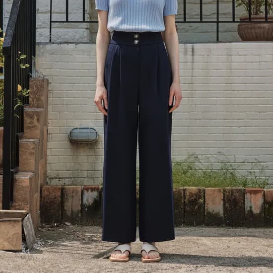 와이드 핀턱 팬츠 WIDE PINTUCK PANTS
