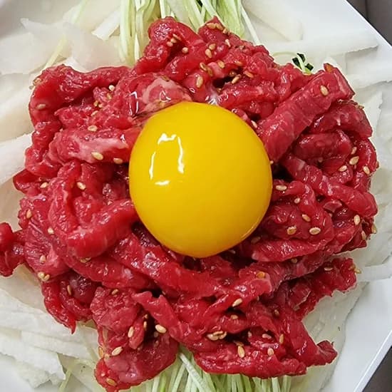 마장동 투뿔 화려한우 육회 육사시미 뭉티기 당일작업 200g x 2팩