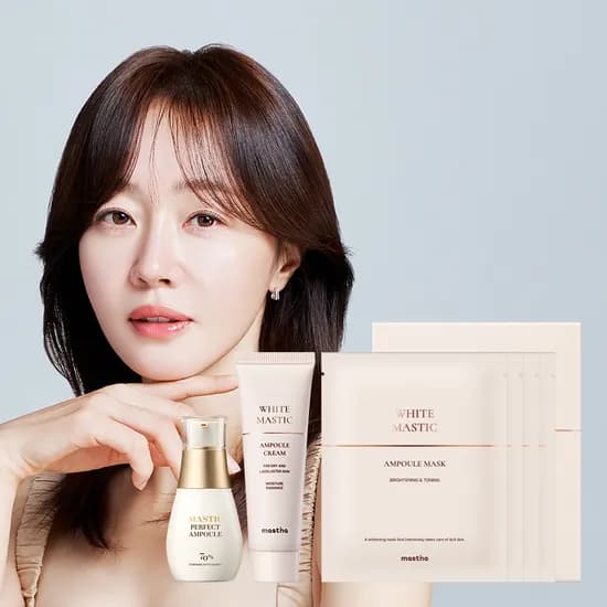 매스티나 매스틱화장품 퍼펙트앰플+크림+마스크 3종 구성