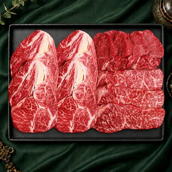 ++1등급 투뿔한우 선물세트 1.2kg 등심 안심 채끝 다담4호 가정의달 어버이날 명절 추석 설