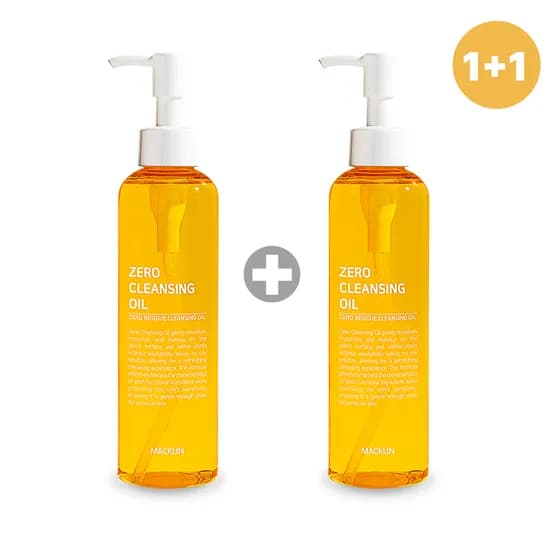 1+1 맥클린 블랙헤드 피지 제로 클렌징오일 200ml