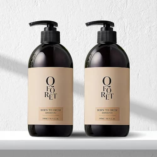 본투그로우 샴푸 두피 약산성 단백질 탈모증상완화 아로마틱우디, 500ml, 2개