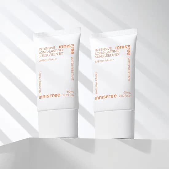 이니스프리 인텐시브 롱래스팅 선스크린 EX SPF 50+ PA++++ 60ml, 2개