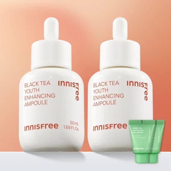 이니스프리 블랙티 유스 인핸싱 앰플 대용량 50mL 2개
