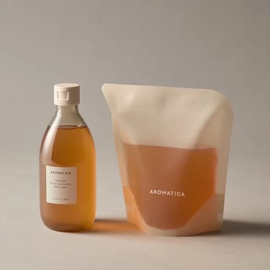 아로마티카 임브레이스 바디워시 300ML & 리필 300ML 세트 대용량 바디 클렌져 바디워시리필 바디샤워 샤워젤