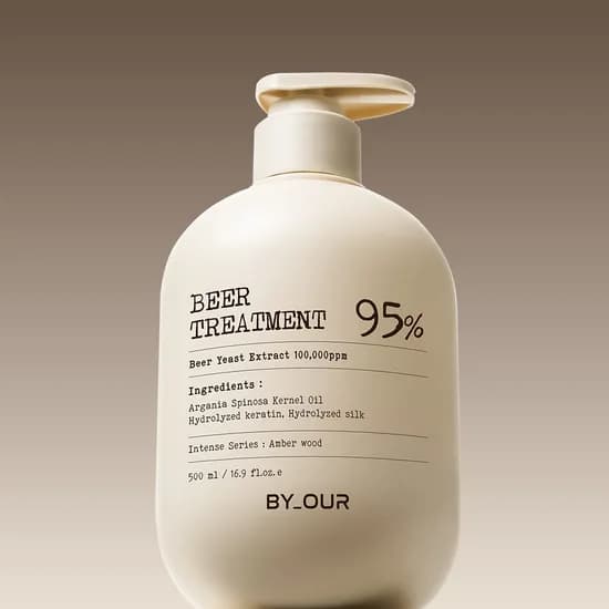 바이아우어 맥주효모 10만PPM 대용량 단백질 헤어팩 트리트먼트 500ml, 1개