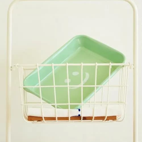 에딩 스마일 크루 법랑 접시 트레이 L 4 color