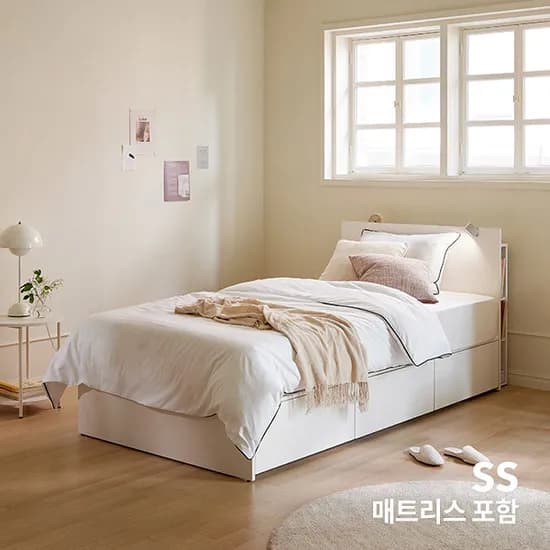 반트 수납침대(SS, 조명형, 매트리스포함) 1,049,000원