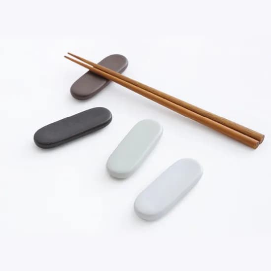 옳음 모던 도자기 수저받침 4colors