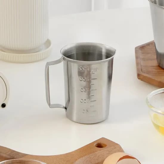 빈티지 국산 스텐 계량컵 250ml