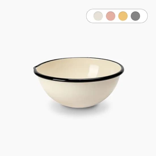 레모 법랑 물코 믹싱볼 18cm