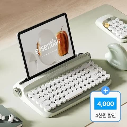 레트로2 미니 블루투스 텐키리스 키보드 B307 39,900원