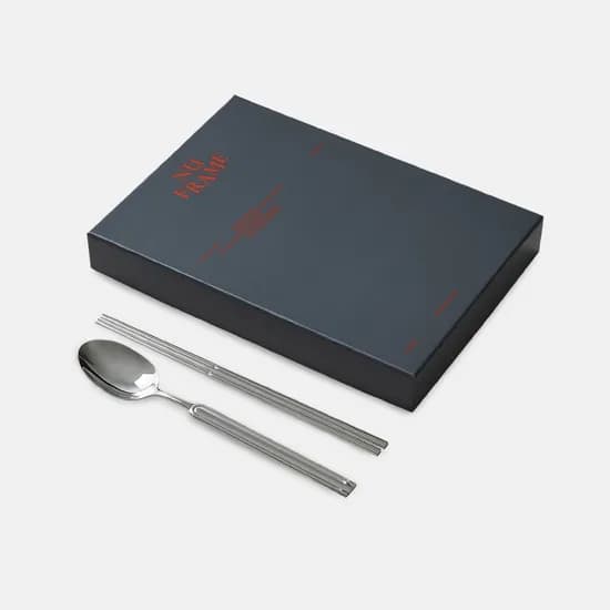 누프레임 커트러리 스푼 앤 찹스틱 4p 세트