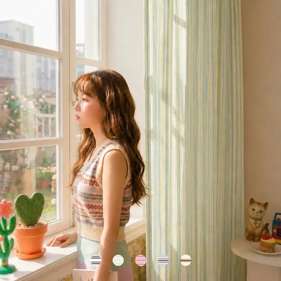 다용도 공간분리 인테리어 가리개 가림막커튼 작은창 긴창