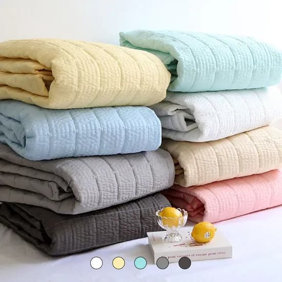 시원한 고정밴딩 여름 쿨 시어서커 침대패드 SS/Q 8colors