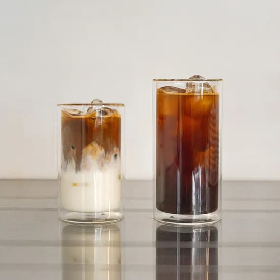 내열 이중유리컵 500ml 맥주잔 아이스아메리카노컵