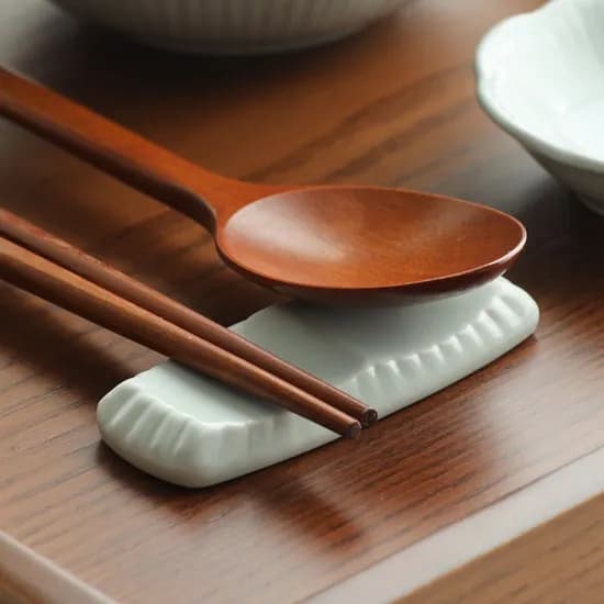 청아 도자기 수저받침