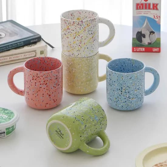 폴 스텔라 머그컵 390ml 5color 마블 컬러 커피잔