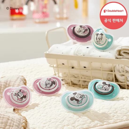 디즈니 쪽쪽이 유아 노리개 젖꼭지 0개월/3개월/6개월
