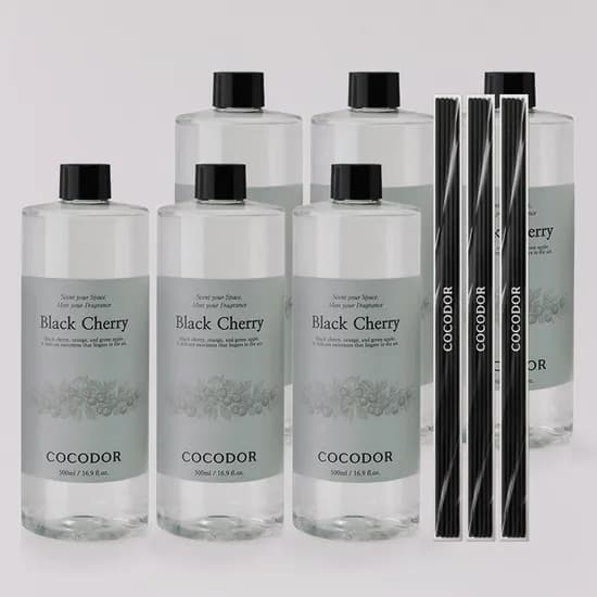 3+3 대용량 디퓨저 리필액 500ml 6개 + 리드스틱 증정