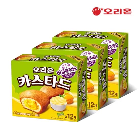 카스타드 12P(276g) x 3개