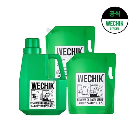 소독 섬유유연제 1.5L 1개+리필 1.7L 2개