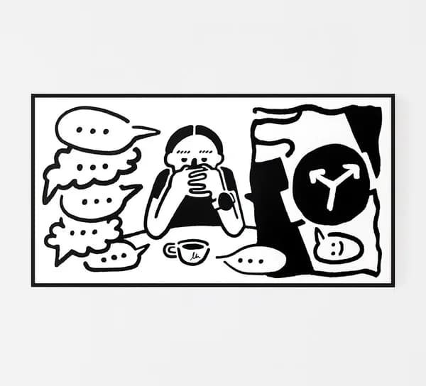 카툰 시계 그게 다야