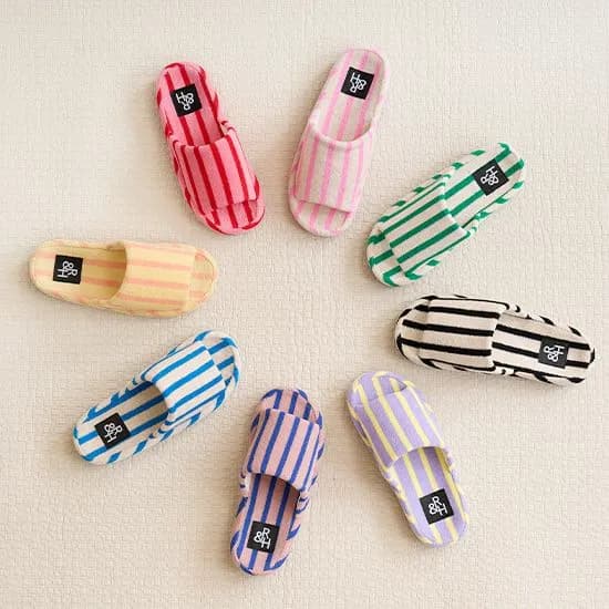 테리 아치 룸슈즈 층간소음 거실화 남성 여성 룸슬리퍼 2size 8colors