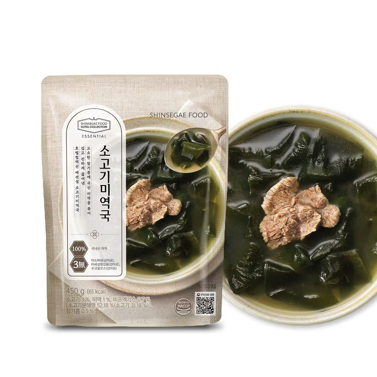 호텔컬렉션 소고기미역국 450g 3개+대파육개장 450g 3개