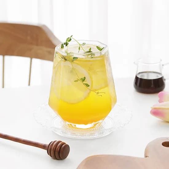 어거스트 각 글라스 카페 언더락 유리컵 430ml 맥주잔