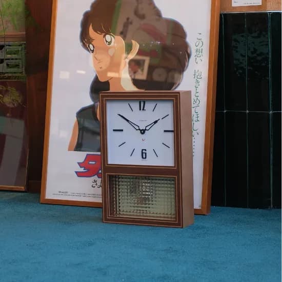 Light Pendulum Clock 샹브루 일본 장인 무소음 추시계