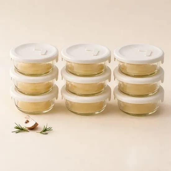 9P NEW 바로한끼 유리 밥용기 250ml 3Px3