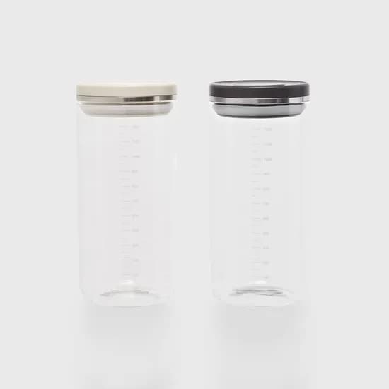 데일리플러스 내열유리 냉동 보관 용기 밀폐 소분 용기 반찬통 1200ML 3개세트