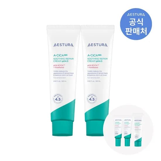 에이시카 365 크림 pH4.5 60ml 2입 48,000원
