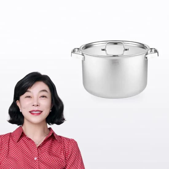 무연마제 통5중 곰솥H냄비 24cm