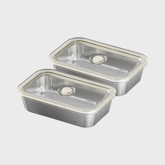 스틸 진공 밧드 M 1.3리터 2P