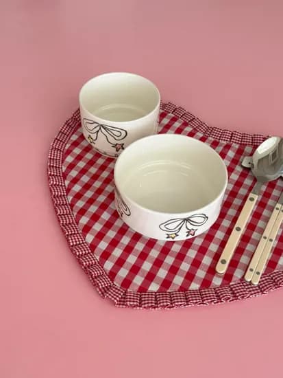 트윙클 리본 밥&국 그릇(TWINKLE RIBBON RICE & SOUP BOWL)