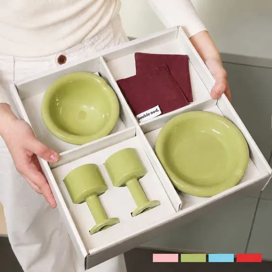 GIFT SET 더블노드 2인 원룸 자취 집들이 선물 세트 _ 4 types