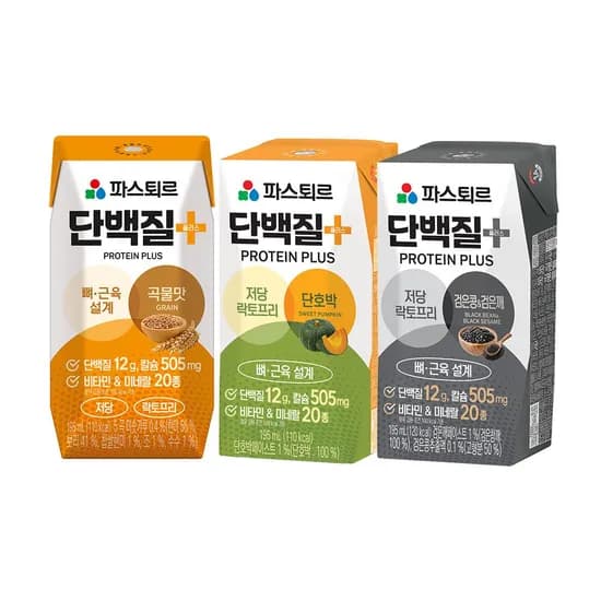 파스퇴르 단백질플러스 3종 골라담기