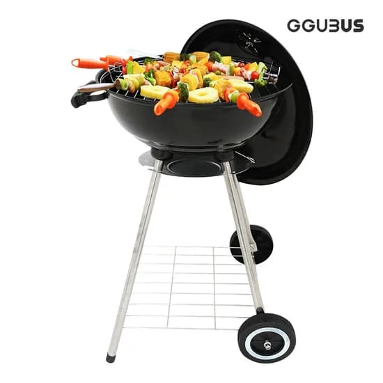 원형 바베큐그릴 애플47 숯불그릴 훈제 직화 BBQ 야외 대형 캠핑