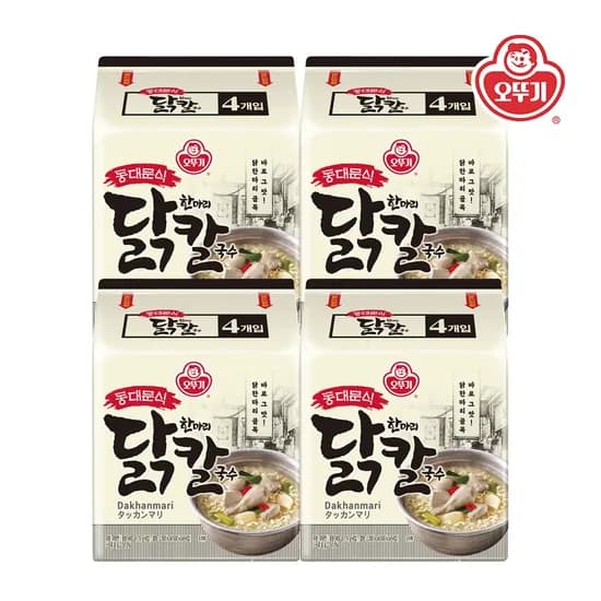 동대문식 닭한마리 칼국수 멀티팩 (115g*4개입)*4개