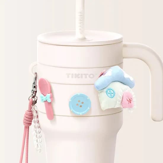 스위치 대용량 텀블러 코지 하우스 에디션 650ml, 아이보리