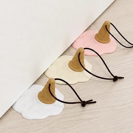 아이스크림 문닫힘방지 흡착식 방문 고정 도어 스토퍼 3color