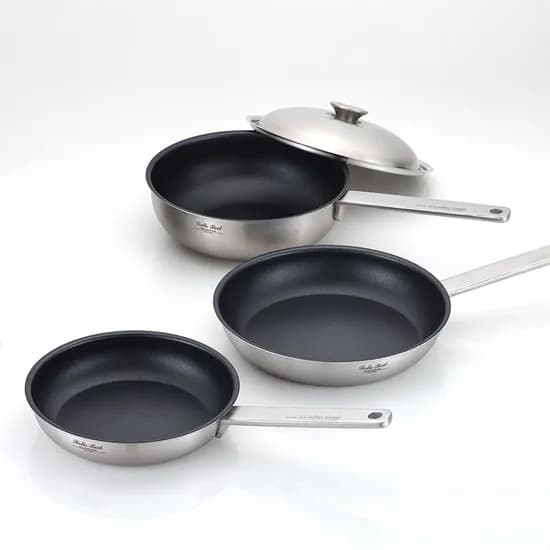 스텐304 통3중 엑스칼리버 코팅 후라이팬 3종세트 22cm,웍24cm,26cm