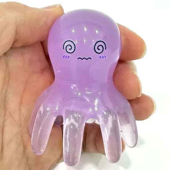 드발리 문어괄사 두피 바디 마사지 승모근 머리 지압 종아리 허벅지 안마 지압기